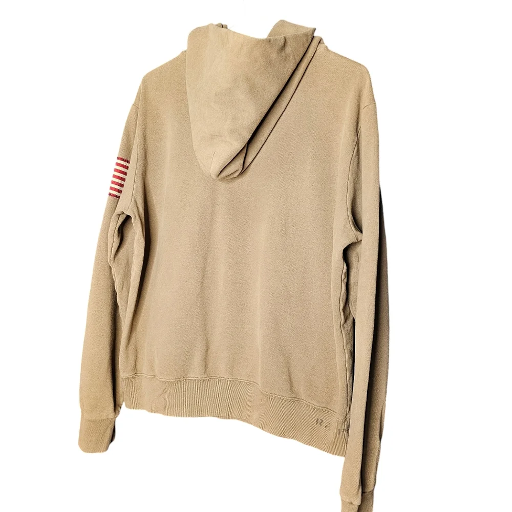 Denim And Supply Ralph Lauren Embroidery Chain Stitch Hoodie Size Med. - Picture 12 of 16